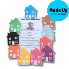 Load image into Gallery viewer, Little Mouse Little Mouse  - Printed and Made-Up Magnetic Board Hide and Seek Game