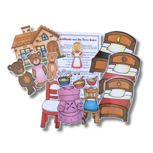 Load image into Gallery viewer, Goldilocks and the Three Bears - Printable Board Story