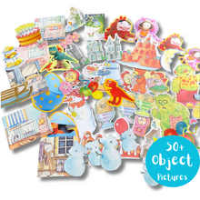 Load image into Gallery viewer, 50+ Pre Cut Pictures - Objects