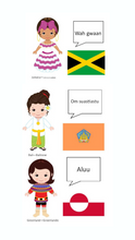 Load image into Gallery viewer, "Hello" Around The World 11 Countries Bundle 2 - Digital, Printable Magnetic Activity/Display