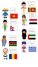 Load image into Gallery viewer, "Hello" Around The World 11 Countries Bundle 2 - Digital, Printable Magnetic Activity/Display