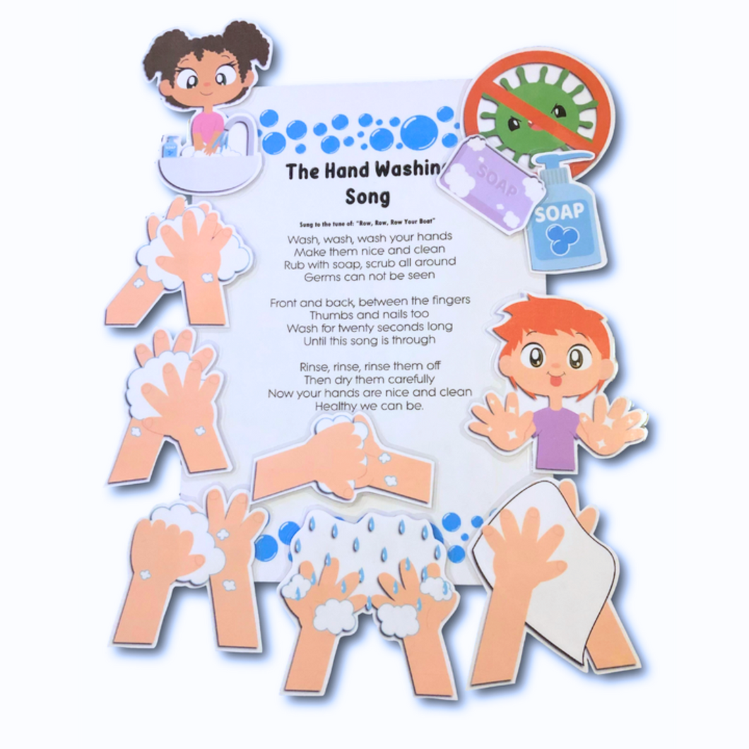 The Hand Washing Song - Printable Board Song