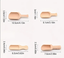 Load image into Gallery viewer, Mini Wooden Scoop Set