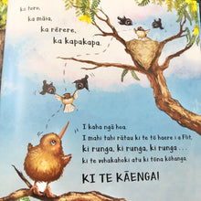 Load image into Gallery viewer, Ko Flit, te Tīrairaka Te Rerenga i Hē (Flit the Fantail and the Flying Flop) - Kat Merewether (Full Māori Text)