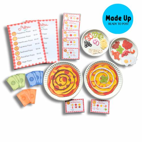 Pizza Restaurant Role Play Set - Made Up Ready To Post