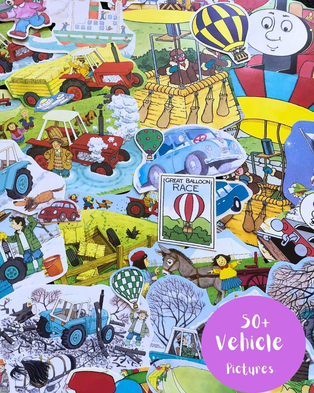 50+ Pre Cut Pictures - Vehicles