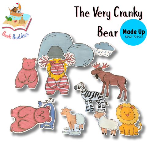 The Very Cranky Bear- Printed and Made-Up Magnetic Board Book Buddy