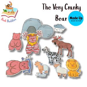 The Very Cranky Bear- Printed and Made-Up Magnetic Board Book Buddy