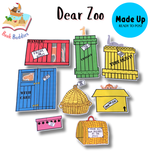 Dear Zoo - Printed and Made-Up Magnetic Board Book Buddy