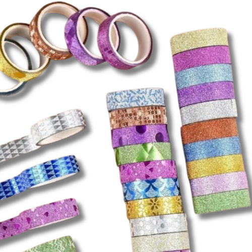 Decorative Glitter Tape - Pack of Two