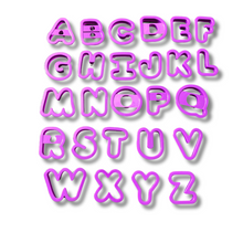 Load image into Gallery viewer, Large Alphabet Playdough Cutters 26pces