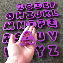 Load image into Gallery viewer, Large Alphabet Playdough Cutters 26pces