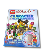 Load image into Gallery viewer, LEGO minifigures character encyclopedia book with toy soldier figure on a white background. Available to purchase within New Zealand