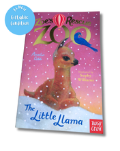 Load image into Gallery viewer, Zoe&#39;s Rescue Zoo - The Little Llama by Amelia Cobb