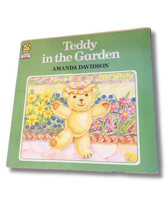 Teddy In The Garden by Amanda Davidson