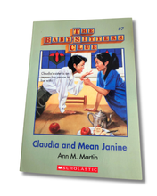 Load image into Gallery viewer, Book cover of &#39;The Baby-Sitters Club&#39; series book titled &#39;Claudia and Mean Janine&#39; by Ann M. Martin.