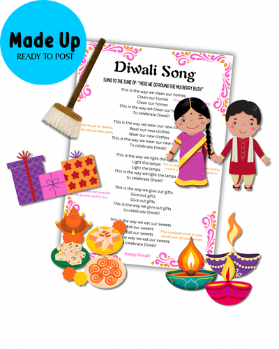 Diwali Song- Printed Magnetic Board Song