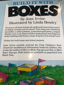 Build It With Boxes by Joan Irvine