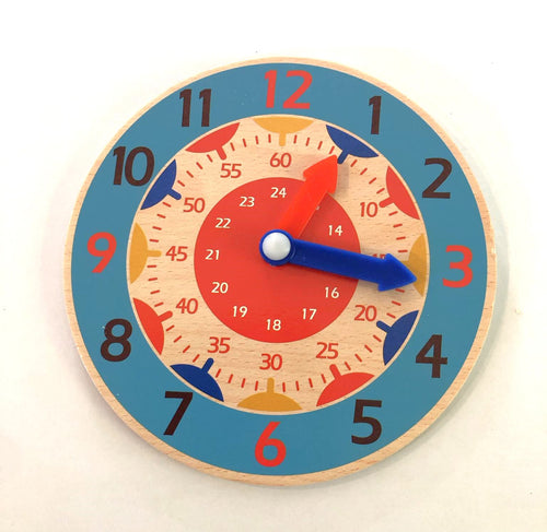 Wooden Learn To Tell The Time Clocks