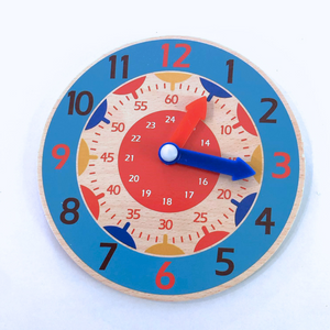 Wooden Learn To Tell The Time Clocks