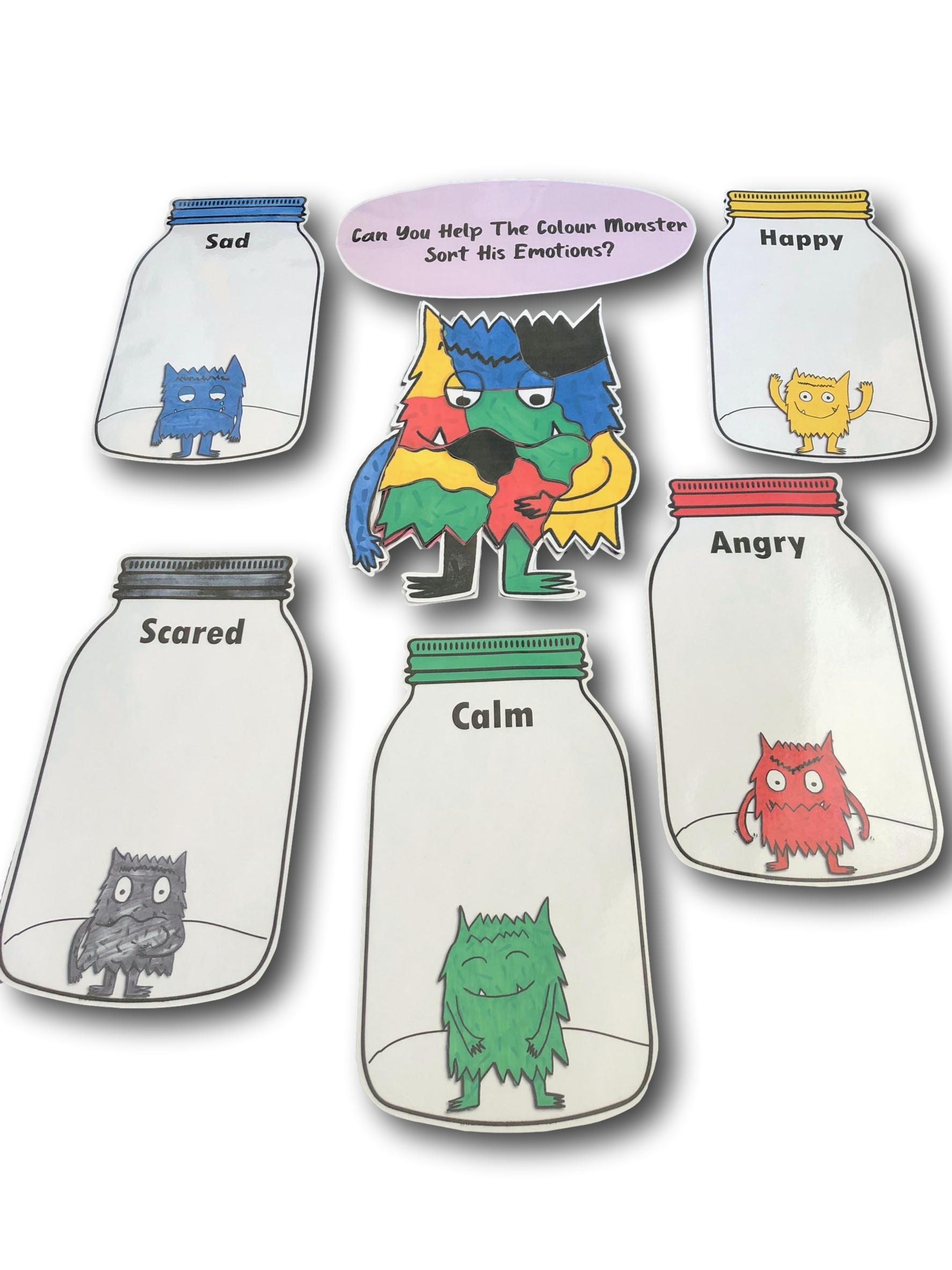 Help The Colour Monster Sort His Emotions