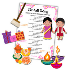 Load image into Gallery viewer, Diwali Song - Printable Board Action Song