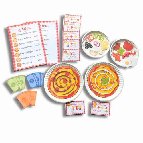 Pizza Restaurant Restaurant Role Play Printables