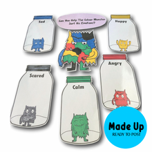Load image into Gallery viewer, Help The Colour Monster Sort His Emotions - Magnetic Board Game