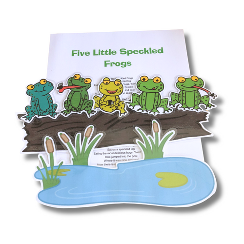 Five Little Speckled Frogs - Digital, Printable Magnetic Song