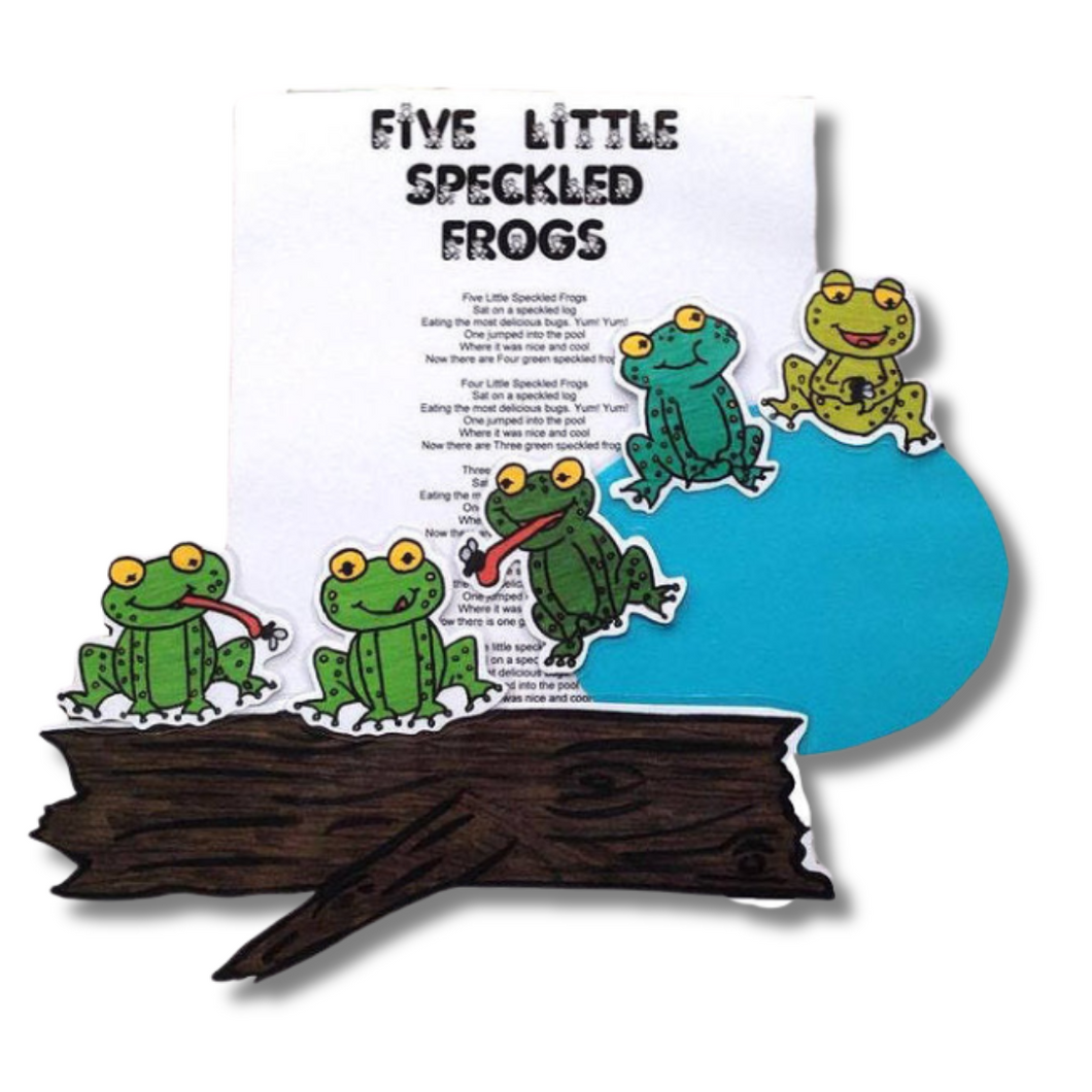 Five Little Speckled Frogs - Digital, Printable Magnetic Song