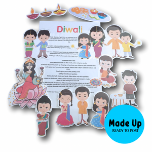 Diwali - Printed Magnetic Board Story