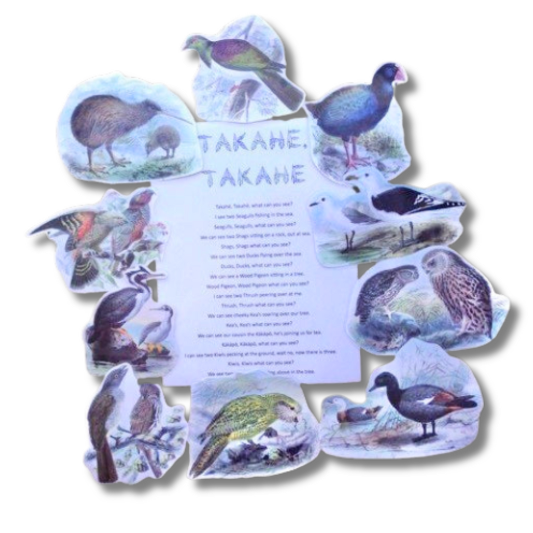 Takahē, Takahē - , Printable Magnetic Story