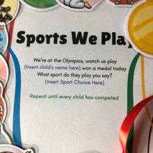 Load image into Gallery viewer, Sports We Play - Printable Board Poem/Game