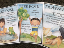 Load image into Gallery viewer, Kids Yoga Cards - Made Up Ready To Post
