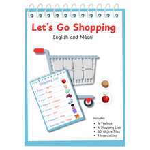 Load image into Gallery viewer, Let&#39;s Go Shopping! - Māori and English Printable Memory Game