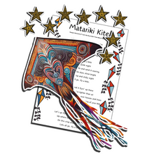 Load image into Gallery viewer, Matariki Kite - Printable Board Song