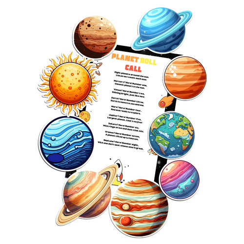 Planet Roll Call - Printable Board Poem