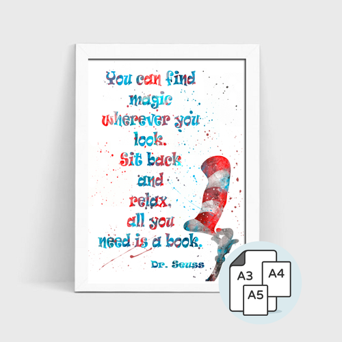 You Can Find Magic - Splash Art Print