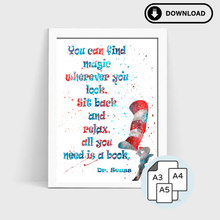 Load image into Gallery viewer, (Digital) You Can Find Magic - Splash Wall Print
