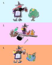 Load image into Gallery viewer, Room on the Broom Book Buddy. Available to purchase in New Zealand