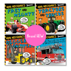 Mini Mechanics Series (Brand New With Over 200 Stickers)