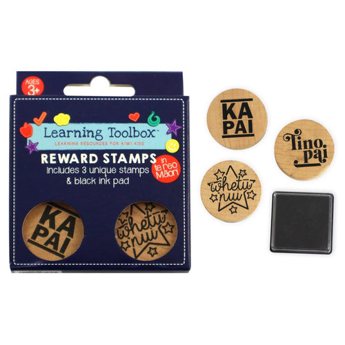 Te Reo Māori Stamps - 3 Pack (Plus Ink Pad)