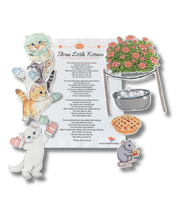 Load image into Gallery viewer, Three Little Kittens - Printable Magnetic Board Song