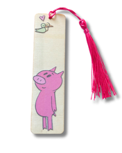 Load image into Gallery viewer, Upcycled Wooden Bookmarks