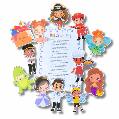 Dress Up Day - Printable Board Poem