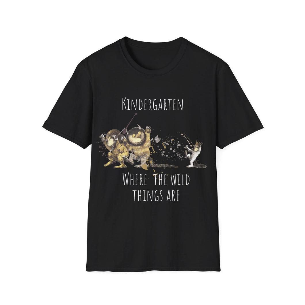 Mens Kindergarten Teacher Wild Thing T-Shirt