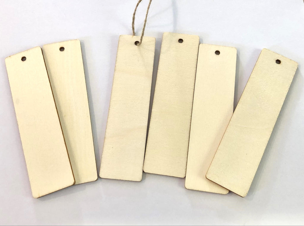 Blank Wooden Bookmarks