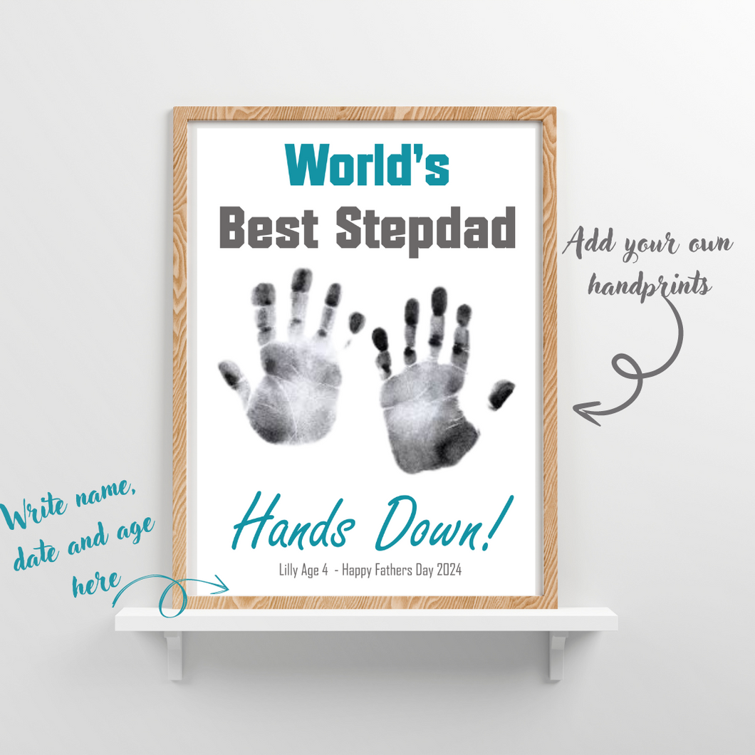 Printable Fathers Day Craft Print- 