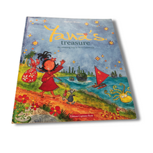 Load image into Gallery viewer, Children&#39;s book titled &#39;Yana&#39;s treasure&#39; with colorful illustration on cover