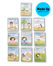 Load image into Gallery viewer, Kids Yoga Cards - Made Up Ready To Post